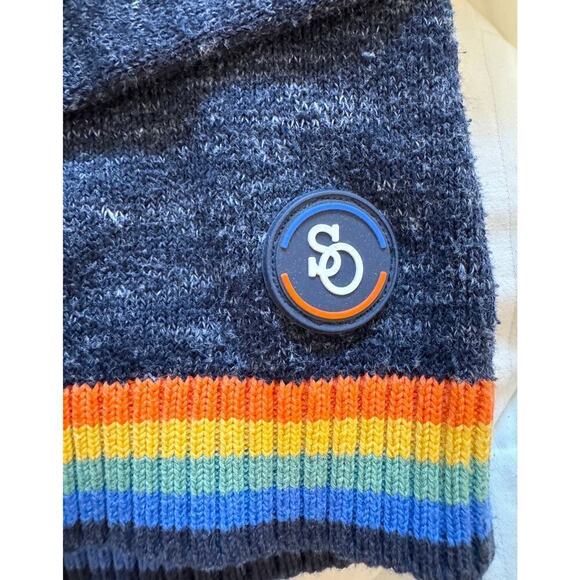 s.Oliver COOL Knit Textured Colorful Rainbow Sweater Unisex Kids Size 5T - Picture 4 of 5